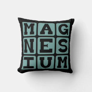 Magnesium, chemisches Element Kissen