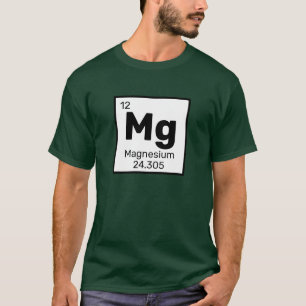Magnesium/Periodische Tabelle - T - Shirt der mg-E