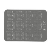 Magnet 2018 - Mittelgrau (Horizontal)