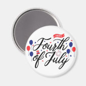 Magnet 4. Juli (Vorderseite/Rückseite)