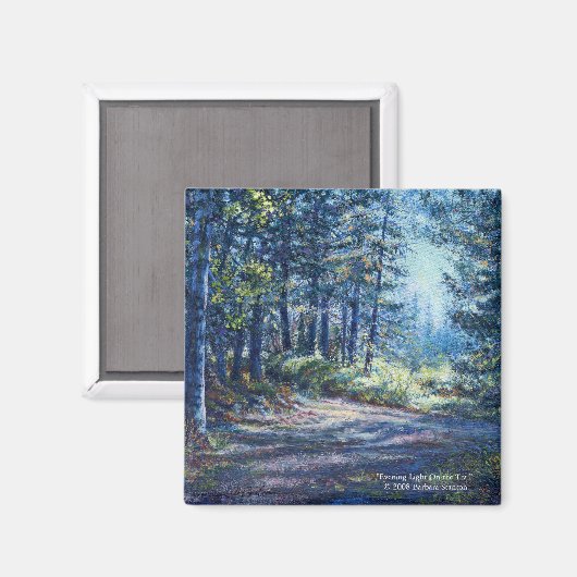 Magnet "Abend Light On Trail" (Vorderseite/Rückseite)