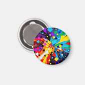 Magnet - Abstract geometric art (Vorderseite/Rückseite)