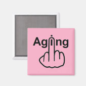 Magnet Aging Gedreht (Vorderseite/Rückseite)