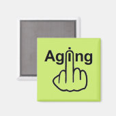Magnet Aging Gedreht (Vorderseite/Rückseite)
