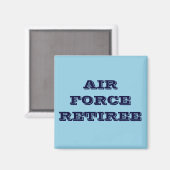 Magnet Air Force Retiree (Vorderseite/Rückseite)