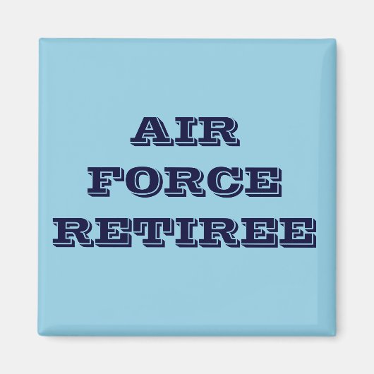 Magnet Air Force Retiree (Vorne)