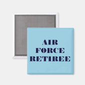 Magnet Air Force Retiree (Vorderseite/Rückseite)