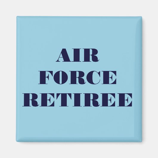 Magnet Air Force Retiree (Vorne)