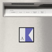 Magnet Alphabet Letter A der nautischen Flagge (In Situ (Geschirrspüler))