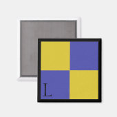 Magnet Alphabet Letter L (Vorderseite/Rückseite)