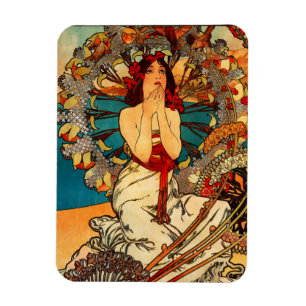 Magnet Alphonse Mucha Monte Carlo