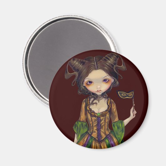 Magnet "An der Maskenball" (Vorderseite/Rückseite)