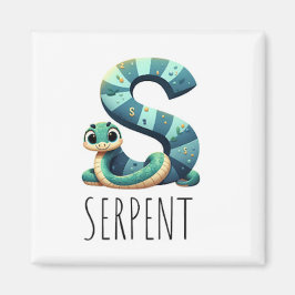 Magnet Animal Rigolos Buchstabe S