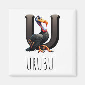 Magnet Animal Rigolos Buchstabe U (Vorne)