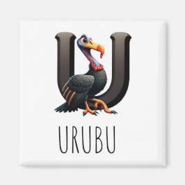 Magnet Animal Rigolos Buchstabe U