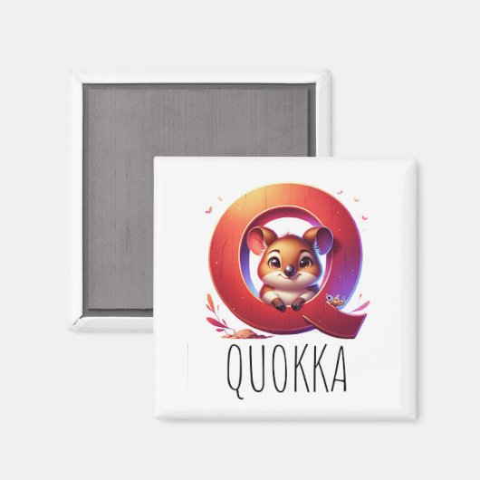 Magnet Animal Rigolos Q (Vorderseite/Rückseite)