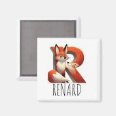 Magnet Animal Rigolos R (Vorderseite/Rückseite)