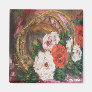 Magnet Ann Hayes Painting Blume Basket