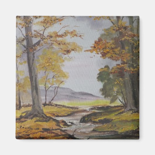Magnet Ann Hayes Painting Forest Stream (Vorne)