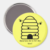 Magnet - Apiaristen tun es für den Bienenstock! (Vorderseite/Rückseite)
