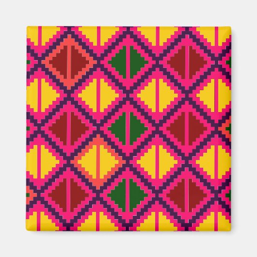 Magnet "Apple Slice" - schockierendes Rosa (Vorne)