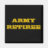 Magnet Army Retiree
