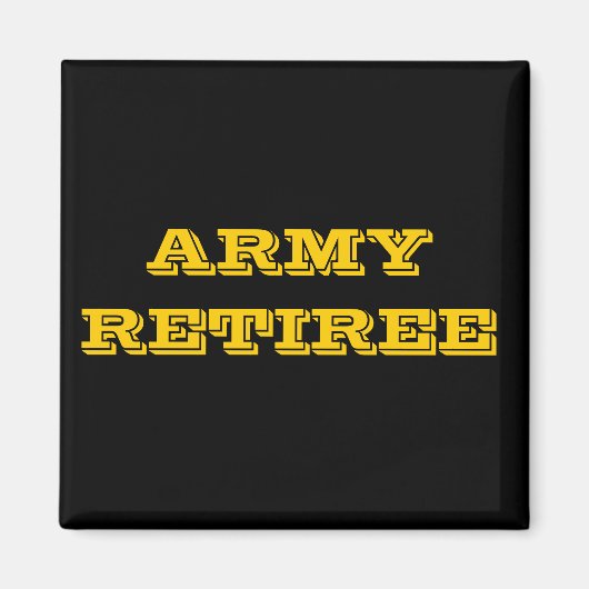 Magnet Army Retiree (Vorne)