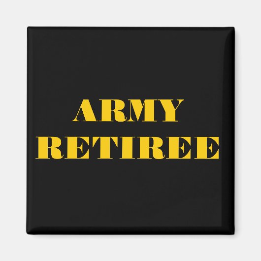 Magnet Army Retiree (Vorne)