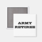 Magnet Army Retiree (Vorderseite/Rückseite)