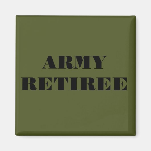 Magnet Army Retiree (Vorne)