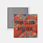 Magnet "Auf dem Weinberg" (Vorderseite/Rückseite)