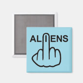 Magnet-Außerirdischen Gedreht Magnet (Vorderseite/Rückseite)