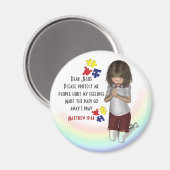 Magnet "Autismus Awareness Gefühls" (Vorderseite/Rückseite)