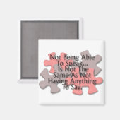 Magnet "Autismus Puzzle" (Vorderseite/Rückseite)