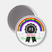 Magnet Award Rainbow HAMbWG (Vorderseite/Rückseite)