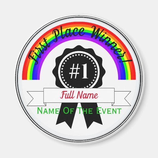 Magnet Award Rainbow HAMbWG (Vorne)