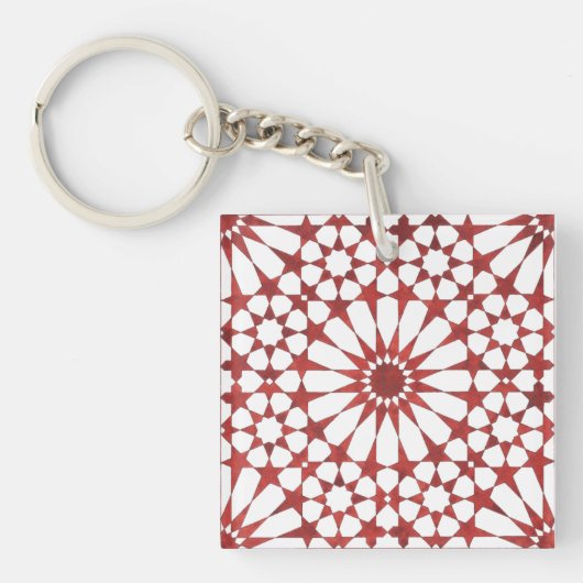 Magnet Badge Rond 5 cm Mosaic Andalusilus AL Schlüsselanhänger (Vorderseite)