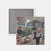 Magnet - Bahnhof Paddington (Vorderseite/Rückseite)