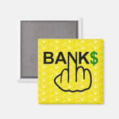 Magnet Banks korrupt (Vorderseite/Rückseite)