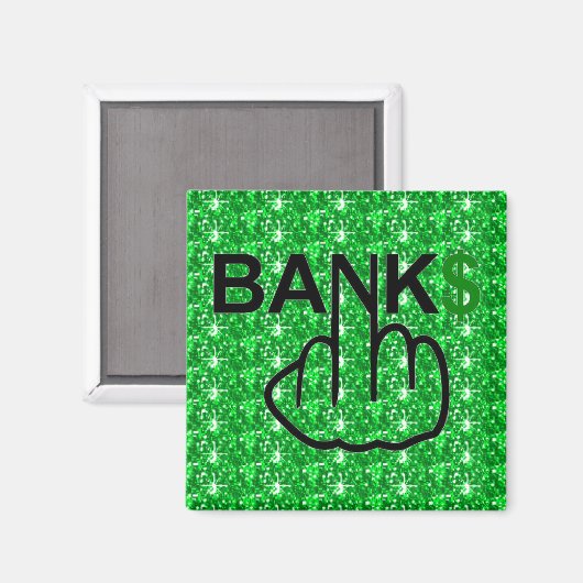 Magnet Banks korrupt (Vorderseite/Rückseite)