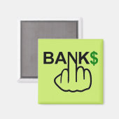 Magnet Banks korrupt (Vorderseite/Rückseite)