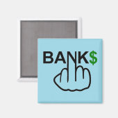 Magnet Banks korrupt (Vorderseite/Rückseite)