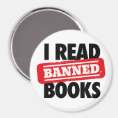 Magnet "Banned Books" lesen (Vorderseite/Rückseite)