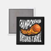 Magnet-Basketball Magnet (Vorderseite/Rückseite)