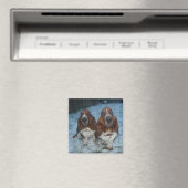 Magnet Basset Hound Brothers (In Situ (Geschirrspüler))