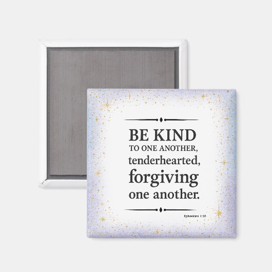 Magnet "Be Kind" Bible Verse (Vorderseite/Rückseite)