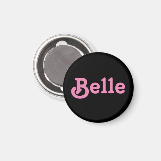 Magnet Belle (Vorderseite/Rückseite)