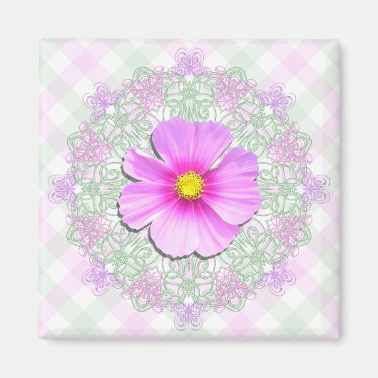 Magnet - Bi-Color Cosmos Lace & Lattice (Vorne)
