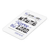 Magnet Bible Scripture Joshua 24:15 Gift (Linke Seite)