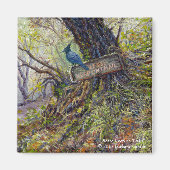 Magnet "Bitte auf den Wegen Behalten" (Vorne)